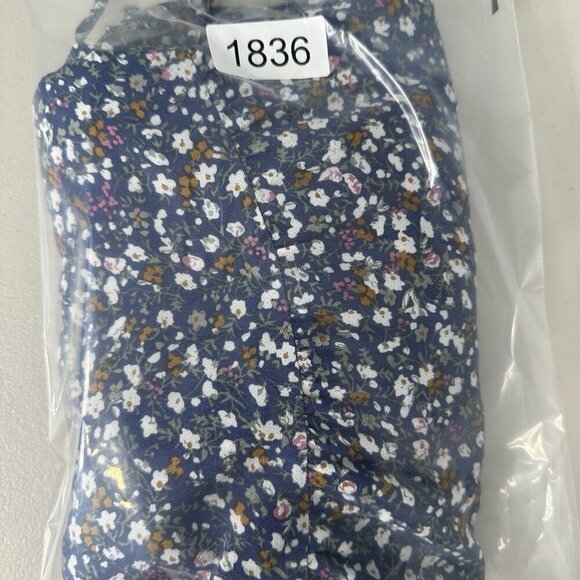 Rails Midi Tiered Dress Maple Blue Ditsy Floral Medium - Picture 2 of 13